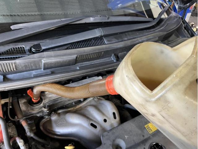 トヨタ　エスティマ　アエラス　車検　法定点検　分解整備　メンテナンス　エンジンオイル　オイルエレメント　オルタネーターベルト　交換　佐賀県　三養基郡　みやき町　みやき