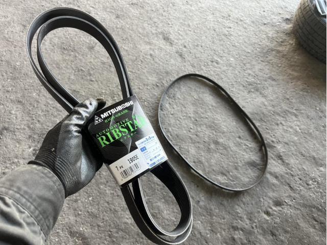 トヨタ　エスティマ　アエラス　車検　法定点検　分解整備　メンテナンス　エンジンオイル　オイルエレメント　オルタネーターベルト　交換　佐賀県　三養基郡　みやき町　みやき