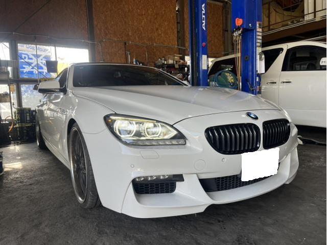ＢＭＷ　６シリーズ　640iグランクーペ　ガソリン車用(オイル交換)　メンテナンス　エンジンオイル　交換　佐賀県　三養基郡　みやき町　みやき