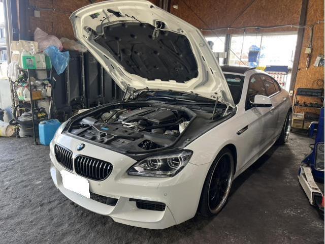 ＢＭＷ　６シリーズ　640iグランクーペ　ガソリン車用(オイル交換)　メンテナンス　エンジンオイル　交換　佐賀県　三養基郡　みやき町　みやき