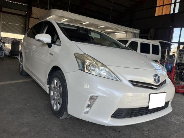 トヨタ　プリウスα　S　ガソリン車用(オイル交換)　メンテナンス　エンジンオイル　オイルエレメント　交換　佐賀県　三養基郡　みやき町　みやき