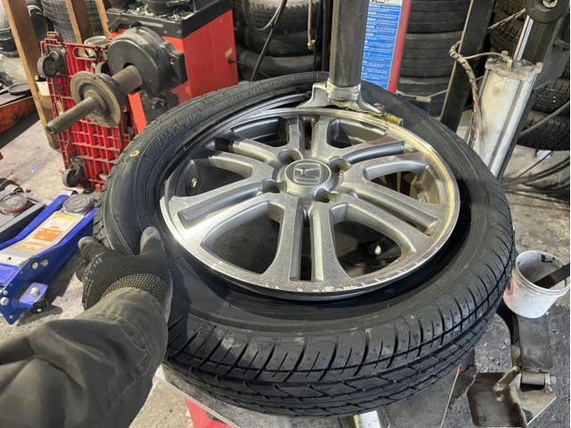 ホンダ　Ｎ－ＢＯＸカスタム　G・Lパッケージ　メンテナンス・日常点検　タイヤ　交換　バランス調整　佐賀県　三養基郡　みやき町　みやき