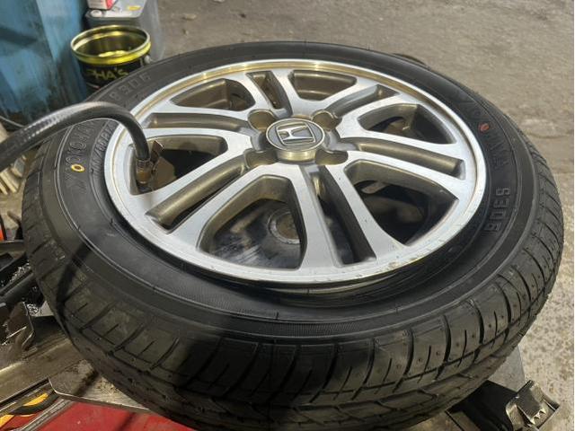 ホンダ　Ｎ－ＢＯＸカスタム　G・Lパッケージ　メンテナンス・日常点検　タイヤ　交換　バランス調整　佐賀県　三養基郡　みやき町　みやき