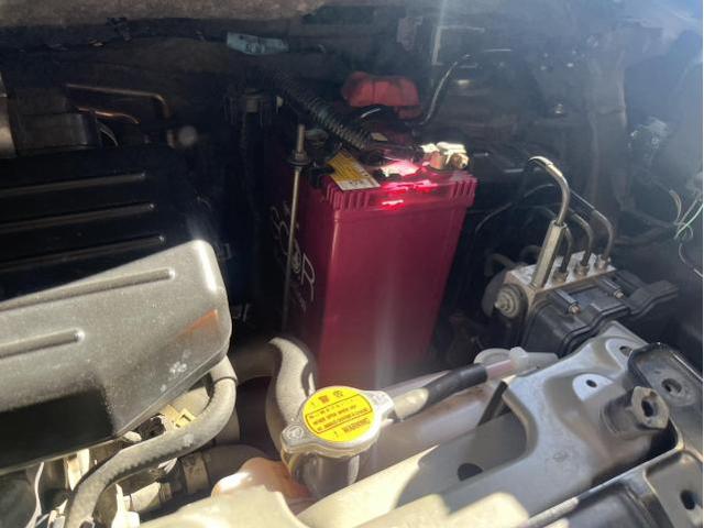 ダイハツ　タント　カスタムX　メンテナンス・日常点検　エンジンオイル　オイルエレメント　バッテリー　交換　佐賀県　三養基郡　みやき町　みやき