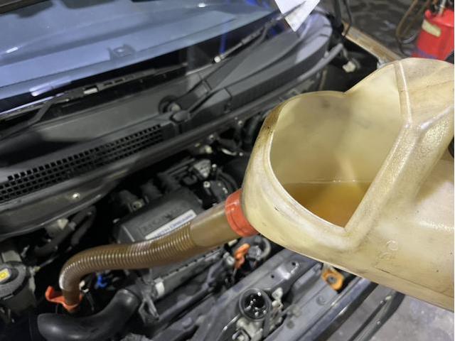 ホンダ　Ｎ－ＢＯＸスラッシュ　X　車検　法定点検　分解整備　メンテナンス　エンジンオイル　オイルエレメント　交換　佐賀県　三養基郡　みやき町　みやき