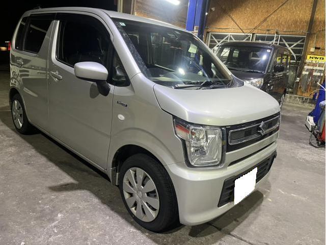 スズキ　ワゴンＲ　ハイブリッドFX　メンテナンス・日常点検　タイヤ　交換　バランス調整　佐賀県　三養基郡　みやき町　みやき