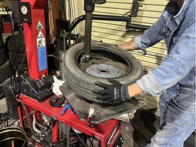 スズキ　ワゴンＲ　ハイブリッドFX　メンテナンス・日常点検　タイヤ　交換　バランス調整　佐賀県　三養基郡　みやき町　みやき