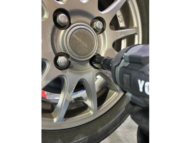 日産　クリッパーバン　GXターボ　車検　法定点検　分解整備　メンテナンス　保証　エンジンオイル　オイルエレメント　ブレーキオイル　発煙筒　ロアアームブーツ　サイドミラー　交換　佐賀県　三養基郡　みやき町　みやき