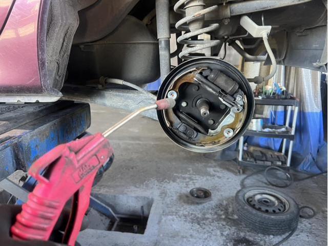 三菱　トッポ　車検　法定点検　分解整備　メンテナンス　オイルラインクリーナー　エンジンオイル　ラックエンドブーツ　交換　佐賀県　三養基郡　みやき町　みやき