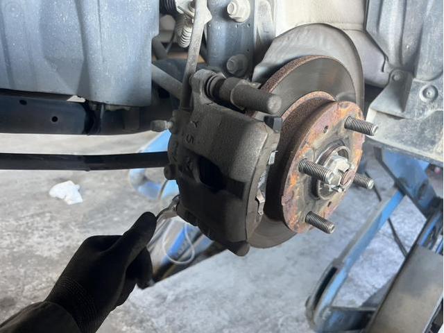 三菱　トッポ　車検　法定点検　分解整備　メンテナンス　オイルラインクリーナー　エンジンオイル　ラックエンドブーツ　交換　佐賀県　三養基郡　みやき町　みやき