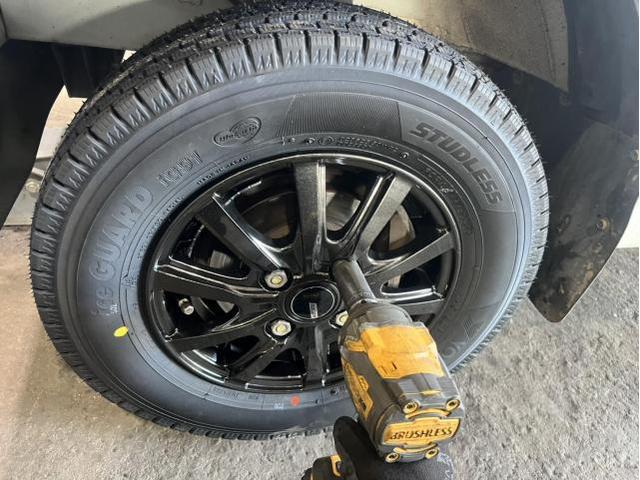 ダイハツ　ハイゼットカーゴ　メンテナンス・日常点検　スタッドレスタイヤ　履き替え　佐賀県　三養基郡　みやき町　みやき