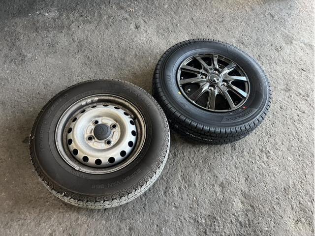 ダイハツ　ハイゼットカーゴ　メンテナンス・日常点検　スタッドレスタイヤ　履き替え　佐賀県　三養基郡　みやき町　みやき