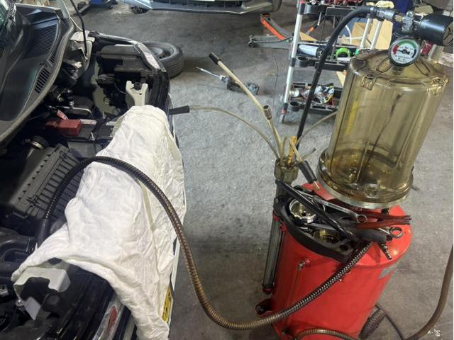 スズキ　スペーシアカスタム　ハイブリッドXS　メンテナンス・日常点検　エンジンオイル　交換　パンク修理　佐賀県　三養基郡　みやき町　みやき