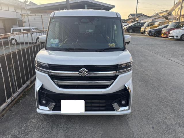 スズキ　スペーシアカスタム　ハイブリッドXS　メンテナンス・日常点検　エンジンオイル　交換　パンク修理　佐賀県　三養基郡　みやき町　みやき