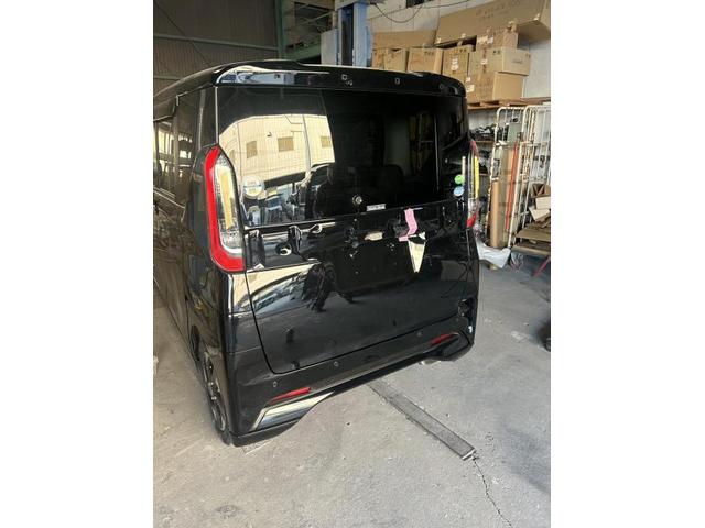 日産　デイズルークス　板金修理　リアガラス　脱着　佐賀県　三養基郡　みやき町　みやき