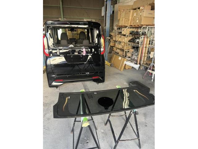 日産　デイズルークス　板金修理　リアガラス　脱着　佐賀県　三養基郡　みやき町　みやき