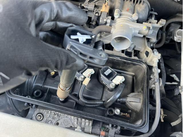 ダイハツ　タント　L　エンジン関連修理・整備　エンジン不調　1番シリンダー　イグニッションコイル　交換　佐賀県　三養基郡　みやき町　みやき