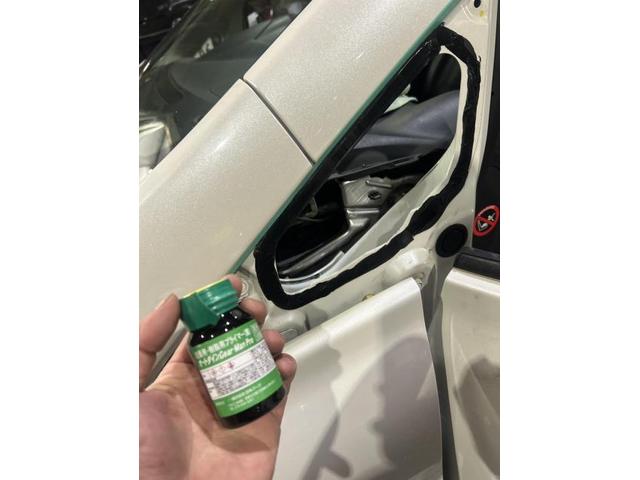 日産　ノート　X　ガラス交換　左　フロント　ベンチガラス　割れた　交換　佐賀県　三養基郡　みやき町　みやき