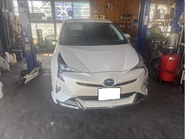 トヨタ　プリウス　A　メンテナンス・日常点検　保証点検　ロアブーツ　タイロッドエンドブーツ　スタビライザリンクロッド　交換　佐賀県　三養基郡　みやき町　みやき