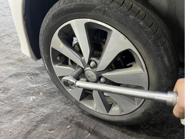 三菱　ｅＫスペース　車検　法定点検　分解整備　メンテナンス　エンジンオイル　交換　佐賀県　三養基郡　みやき町　みやき