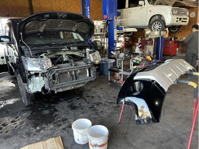 三菱　デリカＤ：５　電装系修理　保障修理　冷却水漏れ　ラジエーター　交換　佐賀県　三養基郡　みやき町　みやき