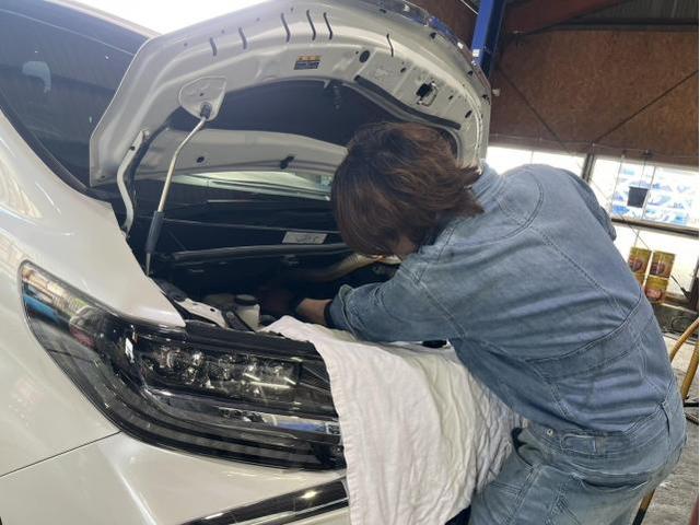トヨタ　アルファード　ガソリン車用　メンテナンス　エンジンオイル　オイルエレメント　交換　佐賀県　三養基郡　みやき町　みやき