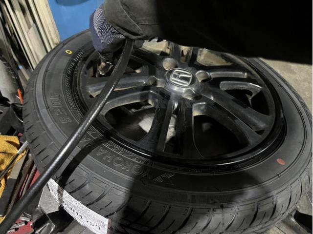 ホンダ　Ｎ－ＢＯＸカスタム　G　車検　法定点検　分解整備　メンテナンス　ブレーキフルード　エンジンオイル　エアコンフィルター　タイヤ　交換　佐賀県　三養基郡　みやき町　みやき