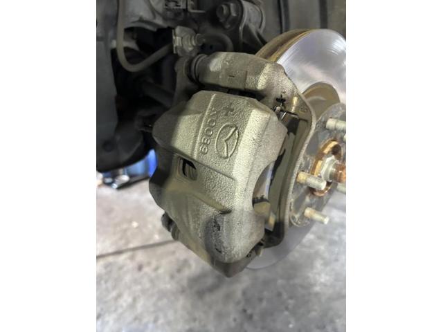 マツダ　アテンザセダン　車検　法定点検　分解整備　メンテナンス　タイロッドエンドブーツ　ブレーキフルード　交換　佐賀県　三養基郡　みやき町　みやき