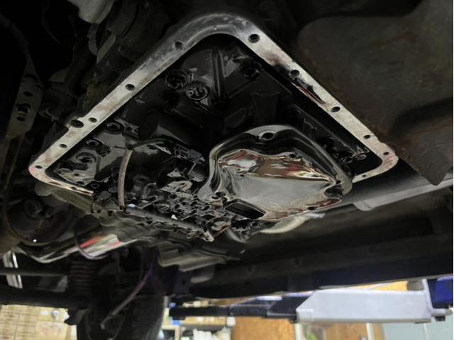 スズキ　エブリイワゴン　ミッション・駆動系修理・整備　オートマオイルパン　オイルストレーナー　交換　佐賀県　三養基郡　みやき町　みやき