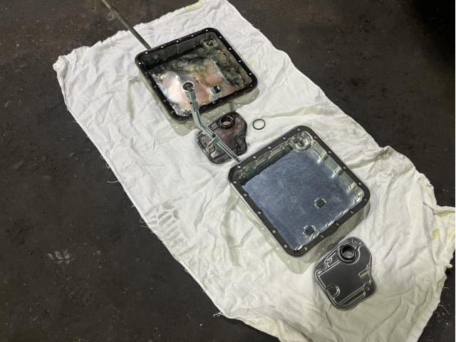 スズキ　エブリイワゴン　ミッション・駆動系修理・整備　オートマオイルパン　オイルストレーナー　交換　佐賀県　三養基郡　みやき町　みやき