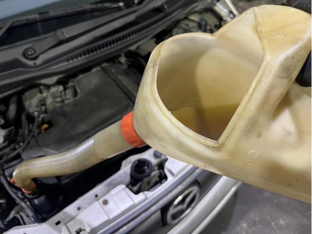 マツダ　ＡＺワゴン　車検　法定点検　分解整備　エンジンオイル　ドライブシャフトブーツ　タイロッドエンドブーツ　ステアリングラックエンド　交換　簡易ライト磨き　佐賀県　三養基郡　みやき町　みやき