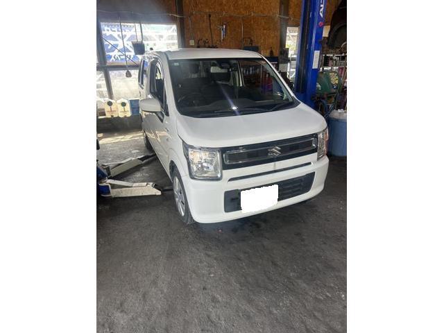 スズキ　ワゴンＲ　ハイブリッドＦＸ　車検　法定点検　分解整備　メンテナンス　リース　エンジンオイル　オイルエレメント　キャリパーオーバーホール　ブレーキフルード　交換　佐賀県　三養基郡　みやき町　みやき