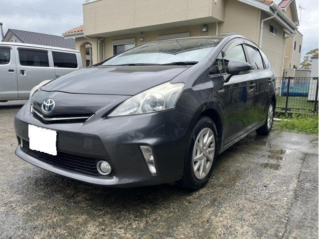 トヨタ　プリウス&alpha;　S　メンテナンス・日常点検　タイヤ　交換　バランス調整　佐賀県　三養基郡　みやき町　みやき