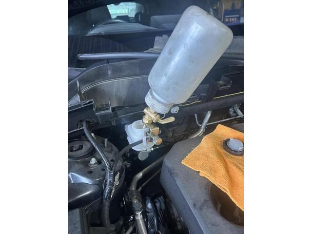 トヨタ　ハリアー　Z　車検　法定点検　分解整備　メンテナンス　エンジンオイル　オイルエレメント　ブレーキフルード　エアコンフィルター　交換　オイルラインクリーナー　注入　佐賀県　三養基郡　みやき町　みやき