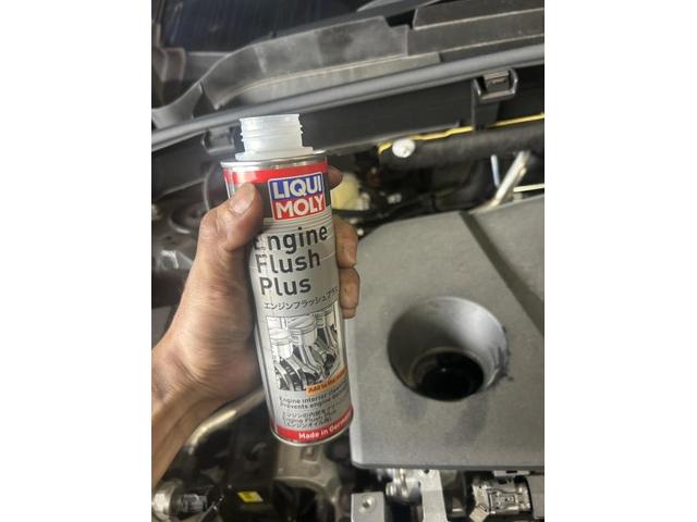 トヨタ　ハリアー　Z　車検　法定点検　分解整備　メンテナンス　エンジンオイル　オイルエレメント　ブレーキフルード　エアコンフィルター　交換　オイルラインクリーナー　注入　佐賀県　三養基郡　みやき町　みやき