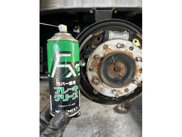 トヨタ　ハイエースバン　車検　法定点検　分解整備　メンテナンス　リース　ブレーキオイル　エンジンオイル　燃料フィルター　ラジエーターキャップ　交換　クーラント復活剤　フューエルワン　注入　佐賀県　三養基郡　みやき町　みやき