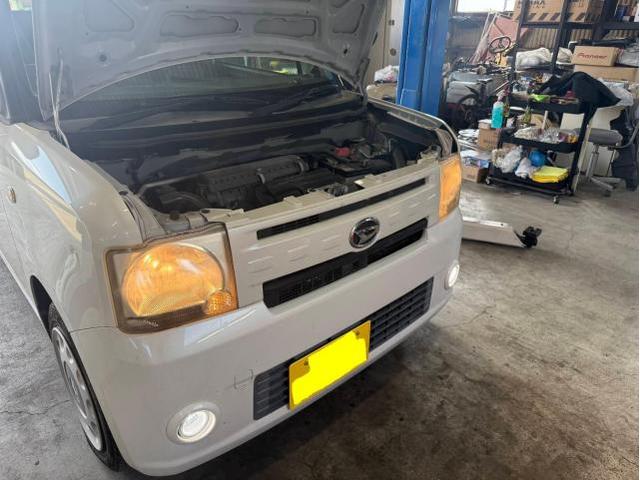 ダイハツ　ムーヴコンテ　ヘッドライトバルブ交換 久留米市　北野町　田主丸町　広川町　小郡市　鳥栖市　大刀洗町　朝倉市　筑前町　筑後市　他ＯＫ