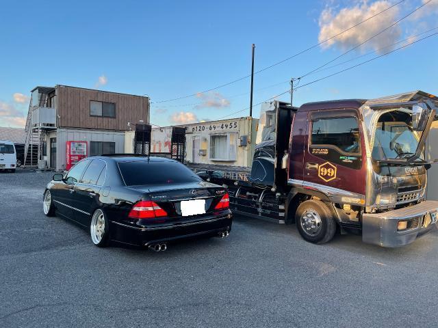 LS430 レクサス　セルシオ　左ハンドル　県外納車　岡山　倉敷　熊本　JU熊本加盟店　整備士のいるお店　自社鈑金　中古車販売　熊本　城南　南区　嘉島　近見