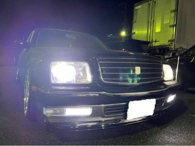 TOYOTA センチュリー　LS　クラウン　マジェスタ　レクサス　ベンツ　BMW　 ライト類交換 バラスト交換 LEDバルブ交換　後期仕様　カスタム　鈑金　塗装　代車無料　熊本市　北区　中央区　南区　東区　城南　嘉島　益城　近見　八代市　