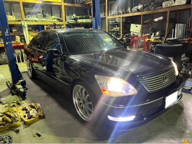 レクサス LS430 TOYOTA 30セルシオ後期 イデアル車高調取り付け レクサス LS430 TOYOTA 30セルシオ後期 イデアル車高調取り付け