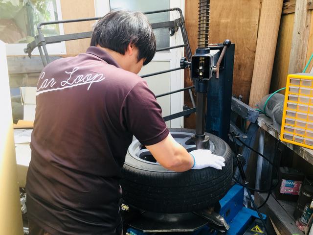 国産タイヤはもちろん輸入タイヤも取付け承ります。