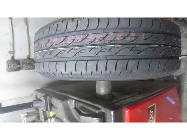 三菱トッポ13インチ持ち込みタイヤ取り付け。修理。宮崎市清武町周辺のタイヤ交換・取付の事なら、【タイヤ交換専門店】アムラスにお任せ下さい！！持ち込みタイヤ交換、タイヤ取り付け　宮崎市、清武町、田野町、高岡町、都城市・三股町・日南市
