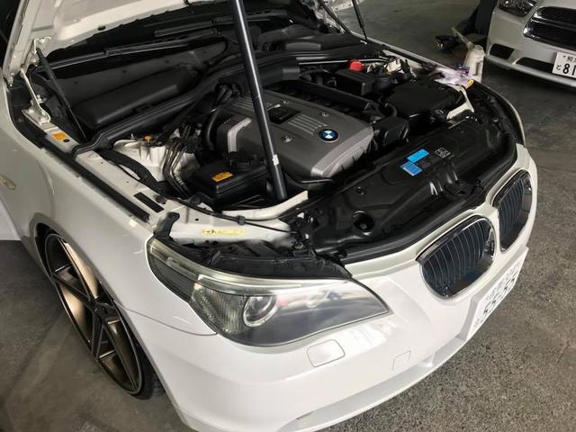 BMW5 ウインカーポジションキット取付、フォグランプ交換