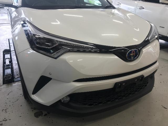 トヨタ C-HR フロントガーニッシュ リアモデリスタエアロ 取付 熊本県 熊本市 東区