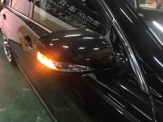 レクサス GS サイドミラー ウインカーポジションキット取付 熊本県 熊本市 東区