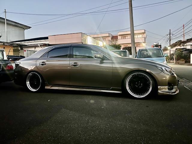 トヨタ　ヴェルファイア　マークX　車高調取付　宮崎県日向市・門川町・延岡市・都農町・美郷町・木城町・西都市・国富町・宮崎市・川南町・高鍋町・新富町、他地域のお客様も大歓迎です！