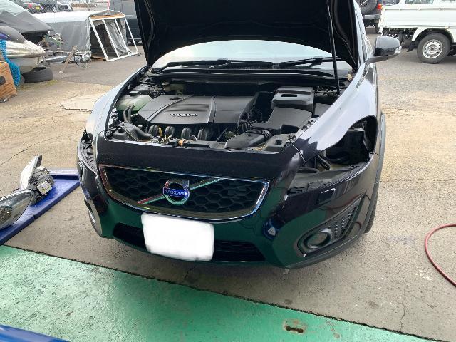 ボルボ C30 外車 デイライト取り付け 持ち込み 宮崎県 都城市 三股 小林 グーネットピット