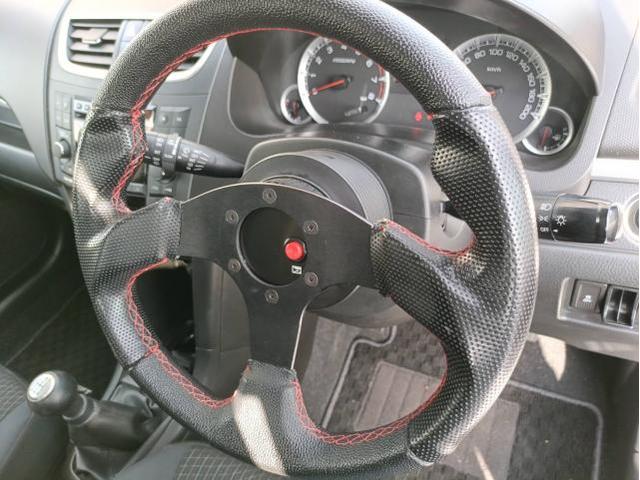 スズキ　スイフト　ハンドル取り付け　ステアリング取付　ホーンスイッチ　カスタム　ボス　車検対応　内装品取付　ヘイストオートモービル　熊本市北区植木町