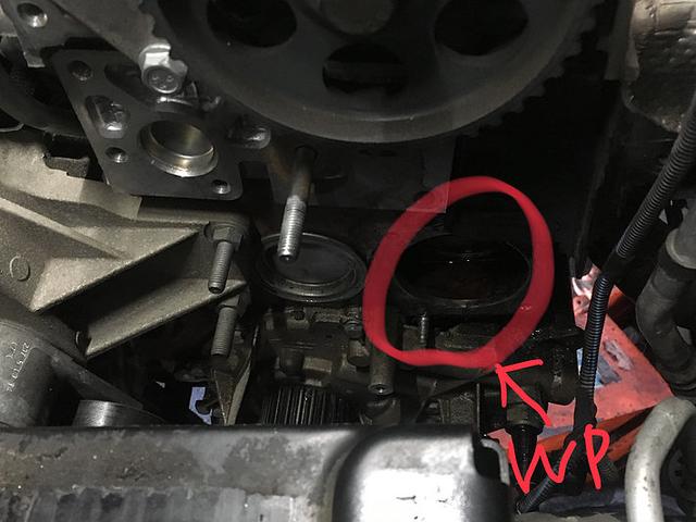 フィアット500、ＦＩＡＴ５００　ウォーターポンプ交換　宮崎市