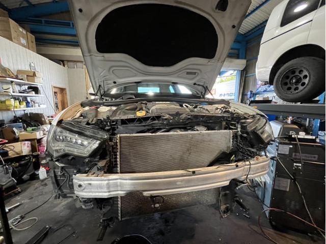 アウディ　Ａ６　オー－バーヒート修理　宮崎